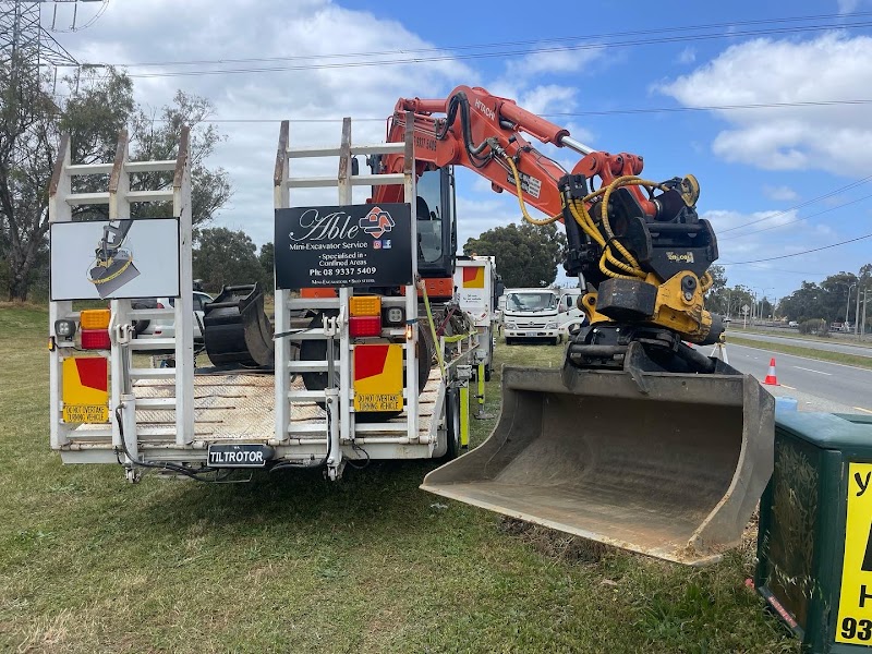 Able Mini Excavator Service project 8
