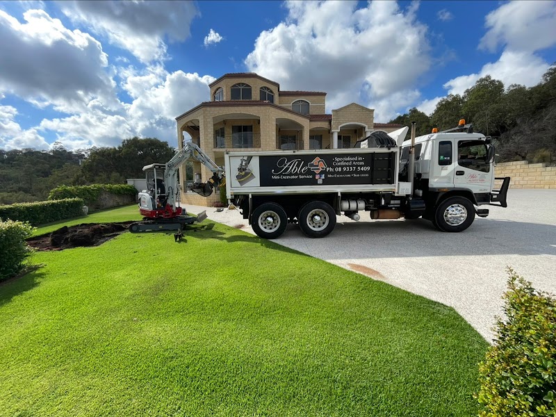 Able Mini Excavator Service project 9
