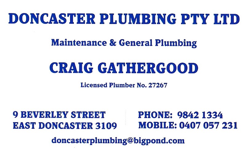 Doncaster Plumbing Service work 4