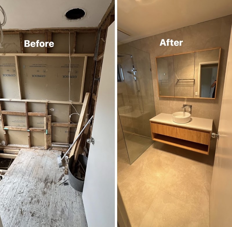Final touch bathroom carpentry renovation work 3