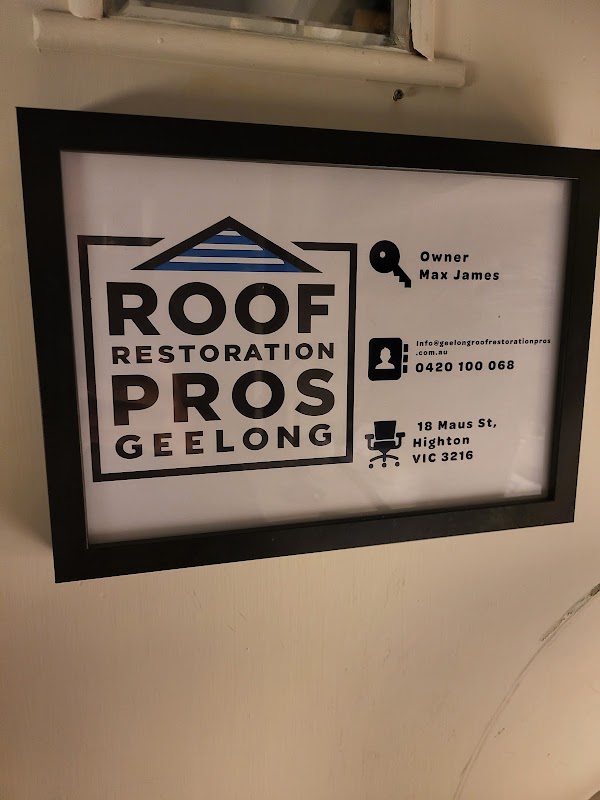 Geelong Roof Restoration Pros work 1