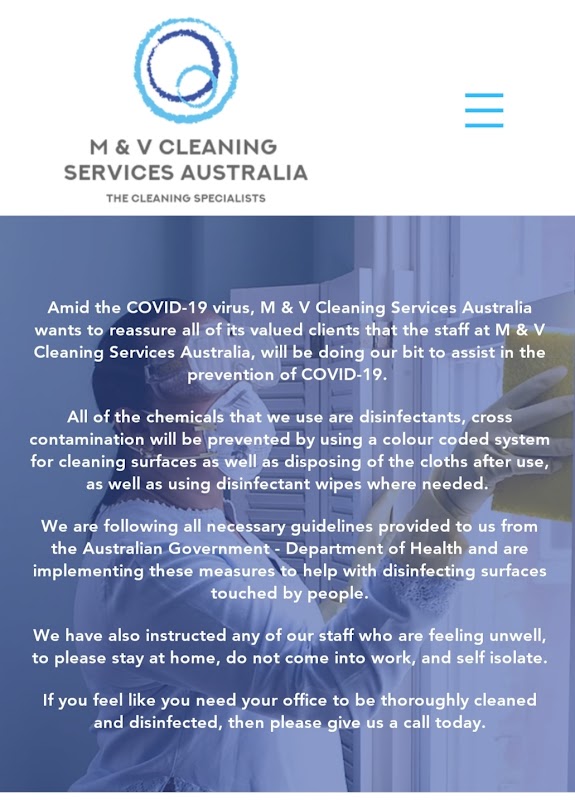 M&V Cleaning Services Australia work 1