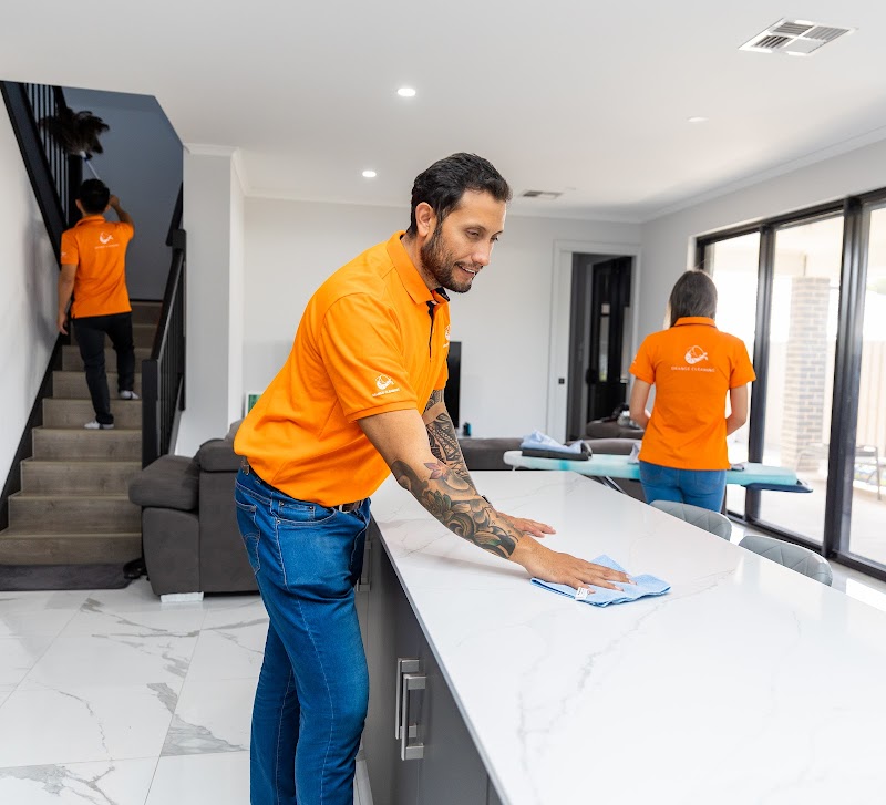 Orange Cleaning work 2