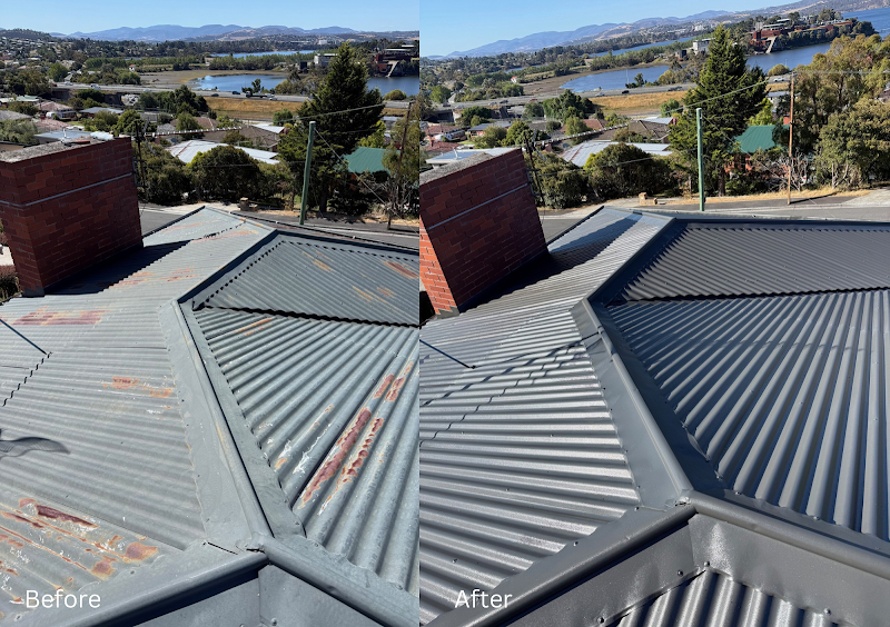 Overhead Enhance - Roof Painting Tas project 6
