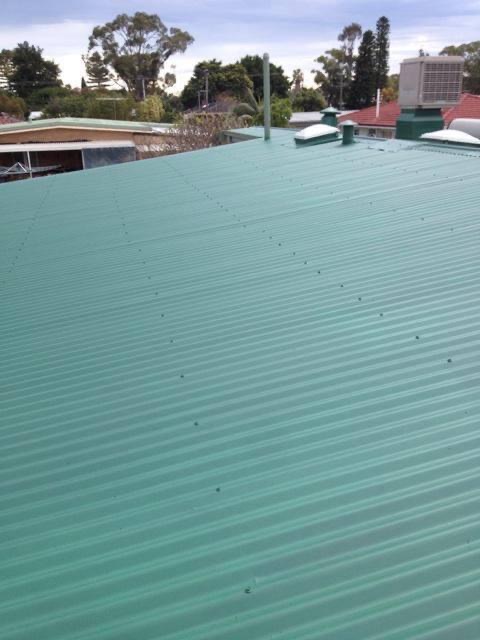 Roof restoration and repairs bateau Bay project 6