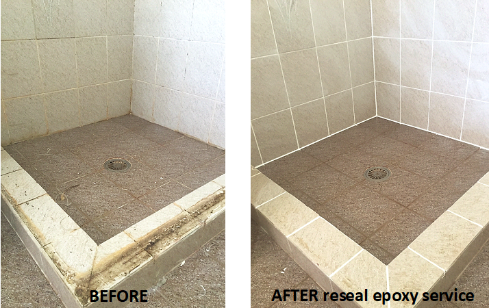 Tile & Grout Resealing project 9