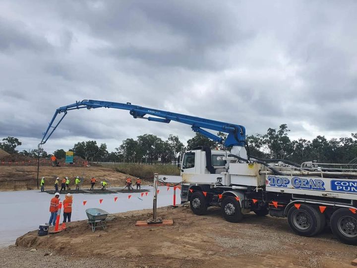 Top Gear Concrete Pumping Pty Ltd work 1