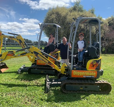 Diggermate Mini Excavator Hire Orange