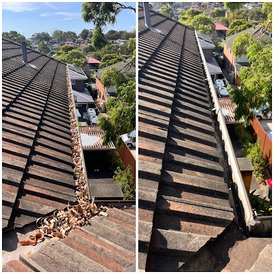 Golden Leaf Gutter Cleaning work 4