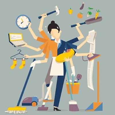 Mums on the run Cleaning work 3