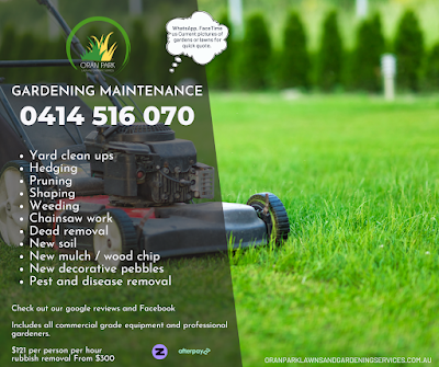 Oran park lawn and gardening services