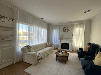 With Vogue Window Coverings & Interior Living - Epping VIC Plantation Shutters, Roller Blinds & curtains Supplier work 4